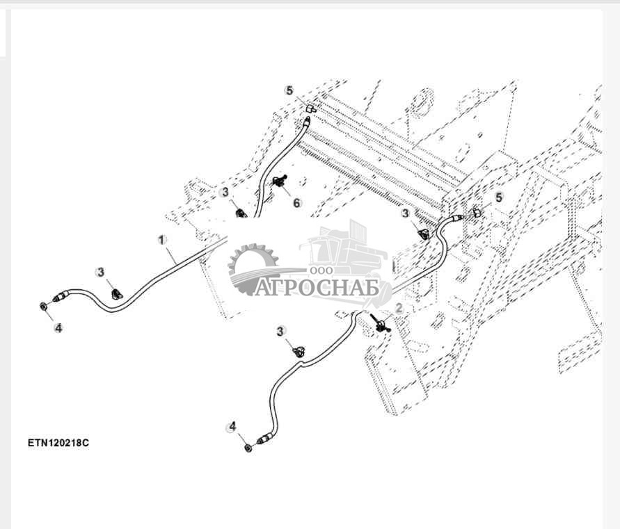 Смазочные трубопроводы, битер 